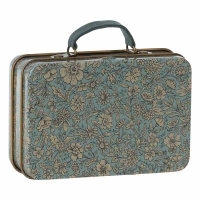 Maileg suitcase Blossom blue